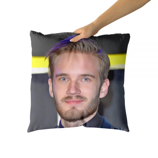 Pewdiepie Cotton Canvas custom pillow custom covers Throw Pillow Pillow Covers personalized gifts 2 - PewDiePie Merch