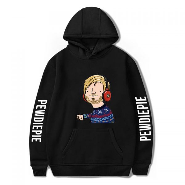 Pewdiepie Sweatshirts Loose Young Casual Adult Letter Men s Hoodies 2020 New Stylish Logo Clothes Full 1 - PewDiePie Merch