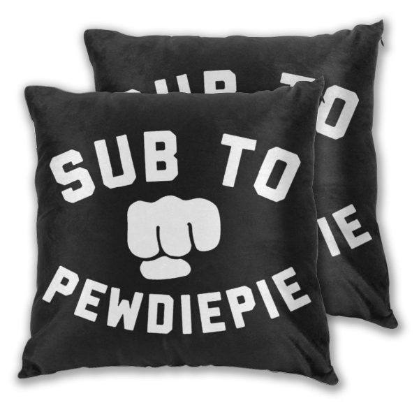 Throw Pillows Case Subscribe to Pewdiepie sofa decorative pillow cushions pillow cover - PewDiePie Merch