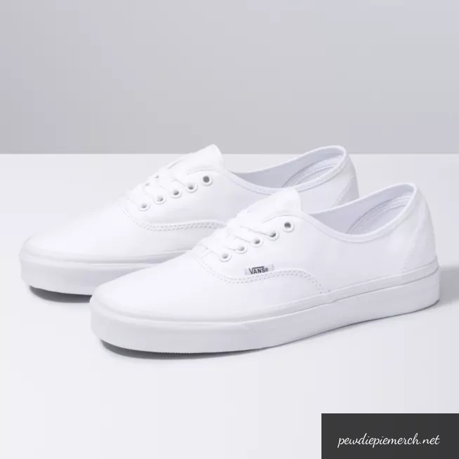 authentic white shoes 7511 - PewDiePie Merch