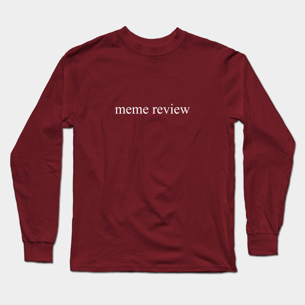 meme review long sleeve t shirt black 2404 - PewDiePie Merch