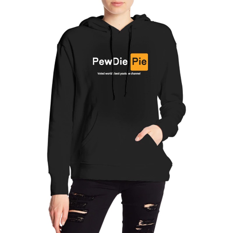 pewdiepie youtuber new fashion mens black hoodies 6378 - PewDiePie Merch