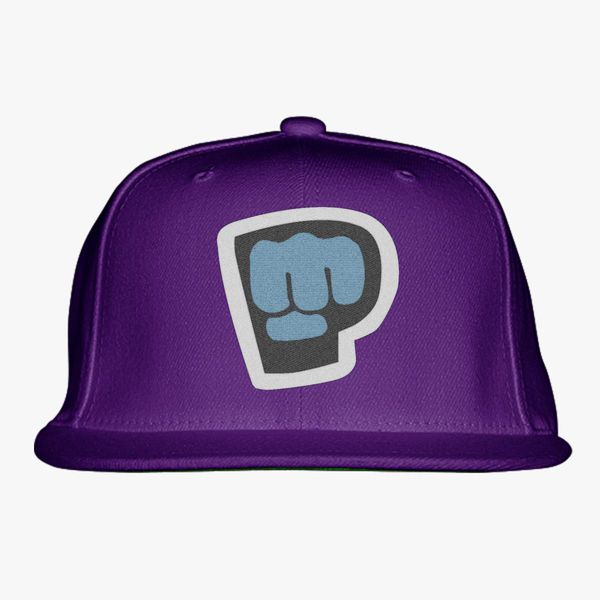 white maroon amp purple color pewdiepie smash logo snapback hat 3304 - PewDiePie Merch