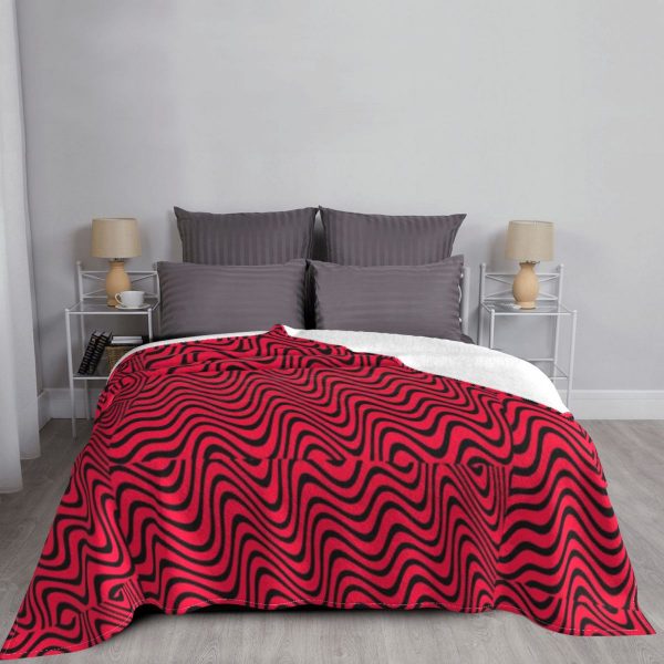 Pewdiepie Red And Black Blanket Bedspread Bed Plaid Blanket Muslin Plaid Picnic Blanket Bedspread 220X240 5 - PewDiePie Merch