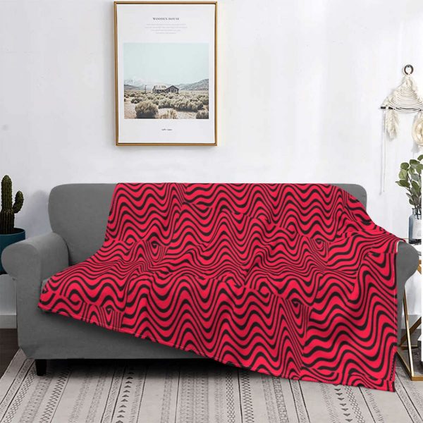 Pewdiepie Red And Black Blanket Bedspread Bed Plaid Blanket Muslin Plaid Picnic Blanket Bedspread 220X240 - PewDiePie Merch